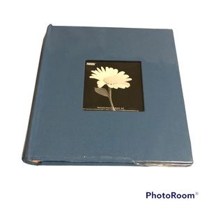 Pioneer 9X9 Sky Blue Cloth Photo Album Holds 200 photos Acid PVC Lignin Free